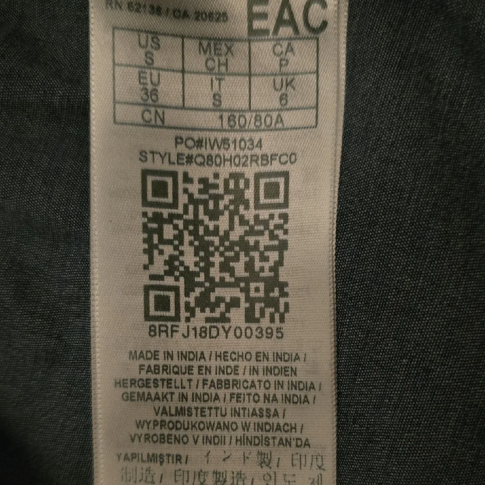 GUESS Women's Stretchy Denim Blouse - Picture 5 of 5